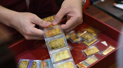 Vàng miếng SJC tăng 800.000 đồng/lượng ở chiều bán ra so với phiên sáng hôm qua. Ảnh minh hoạ.