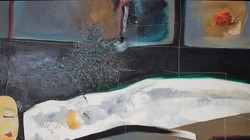 Tranh của họa sĩ – nhà phê bình mỹ thuật Nguyễn Quân.