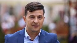 Tổng thống mới đắc cử của Ukraina, ông V.Zelensky,