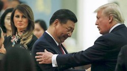 Chủ tịch Trung Quốc Tập Cận Bình và Tổng thống Mỹ Donald Trump.