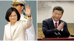 Tổng thống Đài Loan Thái Anh Văn và Chủ tịch Trung Quốc Tập Cận Bình (Ảnh: Reuters)