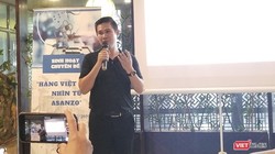 CEO Asanzo Phạm Văn Tam tại tọa đàm "Hàng việt Nam nhìn từ Asanzo" do CLB Cafe Số tổ chức.