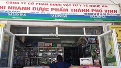 Chi nhánh Dược phẩm TP. Vinh – Công ty CP Dược vật tư y tế Nghệ An.