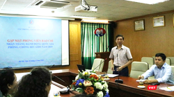 Buổi gặp mặt báo chí nhân Tháng hành động quốc gia phòng, chống HIV/AIDS và Ngày Thế giới phòng, chống HIV/AIDS (1/12). Ảnh: Minh Thúy