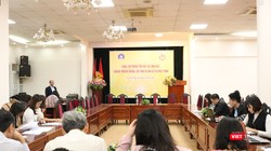 Toàn cảnh cuộc họp cung cấp thông tin cho nhà báo, cán bộ truyền thông cấp tỉnh về dân số và phát triển. Ảnh: Minh Thúy