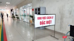 Khu vực cách ly đặc biệt tại Bệnh viện Bệnh Nhiệt đới Trung ương. Ảnh: Minh Thúy 