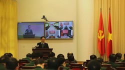 Phó Thủ tướng Vũ Đức Đam tại hội nghị. Ảnh: Đình Nam 