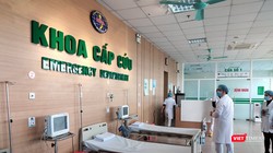 Khoa Cấp cứu Bệnh viện Bệnh Nhiệt đới Trung ương. Ảnh: Minh Thúy