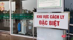 Khu vực cách ly đặc biệt tại Bệnh viện Bệnh Nhiệt đới Trung ương. Ảnh: Minh Thúy 