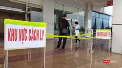 Khu vực cách ly. Ảnh: Minh Thúy