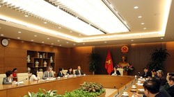 Phó Thủ tướng Vũ Đức Đam làm việc với WHO, US CDC. Ảnh: VGP/Đình Nam. 