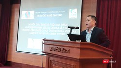 PGS.TS. Đồng Văn Quyền – Phó Viện trưởng Viện Công nghệ Sinh học. Ảnh: Minh Thúy