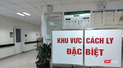 Khu vực cách ly đặc biệt tại Bệnh viện bệnh Nhiệt đới Trung ương cơ sở 2. Ảnh: Minh Thúy 