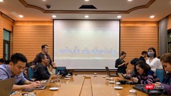 Toàn cảnh cuộc họp đột xuất thông tin về ca thứ  17 nhiễm virus SARS-CoV-2 tại Việt Nam. Ảnh: Khôi Việt 