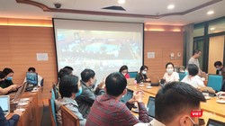 Cuộc họp Ban Chỉ đạo phòng, chống dịch COVID-19 do ông Nguyễn Đức Chung - Chủ tịch UBND TP. Hà Nội chủ trì với nhiều nội dung quan trọng. Ảnh: Minh Thúy 