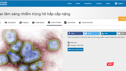 Khóa học đào tạo lâm sàng nhiễm trùng hô hấp của WHO. Ảnh: Minh Thúy 