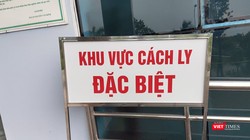 Khu vực cách ly đặc biệt tại Bệnh viện Bệnh Nhiệt đới Trung ương cơ sở 2. Ảnh: Minh Thúy 