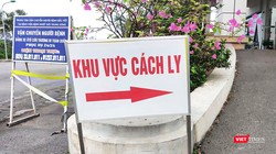 Khu vực cách ly tại Bệnh viện Bệnh Nhiệt đới Trung ương. Ảnh: Minh Thúy 