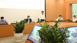 Ông Nguyễn Đức Chung – Chủ tịch UBND TP. Hà Nội phát biểu tại cuộc họp. Ảnh: UBND TP. HN 