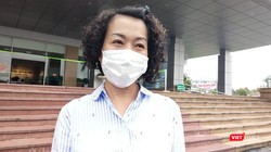 Nữ phóng viên đầu tiên nhiễm virus SARS-CoV-2. Ảnh: Minh Thúy 