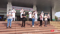 7 bệnh nhân mắc COVID-19 được công bố khỏi bệnh. Ảnh: Minh Thúy 