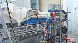 Bệnh nhân 91 được điều trị bằng kỹ thuật ECMO tại Bệnh viện (Ảnh: SYT)