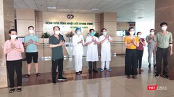 8 bệnh nhân mắc COVID-19 đã khỏi bệnh. Ảnh: Minh Thúy 