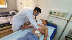 Bệnh nhân Đinh Ngọc N. dần hồi phục sau mổ. Ảnh: BVCC