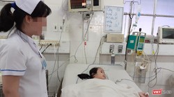Trẻ bị sốt xuất huyết (Ảnh: Minh Thảo)