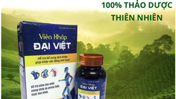 Quảng cáo thực phẩm bảo vệ sức khỏe Viên khớp Đại Việt. Ảnh: website http://dangian3.demopage.me/daiviet3 