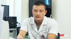 BS. Trần Văn Bắc – Phó trưởng Khoa Cấp cứu, Bệnh viện Bệnh Nhiệt đới Trung ương (Ảnh: Minh Thúy) 