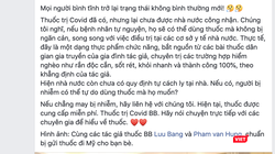 Thông tin về thuốc trị COVID-19 lan truyền trên mạng xã hội (Ảnh chụp màn hình) 