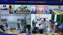 Tiểu ban Điều trị, Ban chỉ đạo Quốc gia phòng, chống dịch COVID-19 tiến hành hội chẩn quốc gia lần thứ 4 (Ảnh: Lê Hảo) 