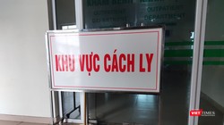 Khu vực cách ly bệnh nhân mắc COVID-19 (Ảnh: Minh Thúy) 