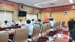 Toàn cảnh cuộc họp báo cáo về tình hình dịch sốt xuất huyết và dịch bạch hầu trên cả nước (Ảnh: Minh Thúy) 