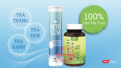 Sản phẩm thực phẩm bảo vệ sức khỏe Ketoslim (Ảnh: Minh Thúy - nguồn: www.ketoslim.com)