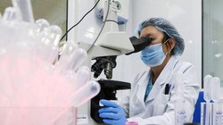 Nhân viên y tế làm việc trong phòng nghiên cứu (Ảnh: TASS) 