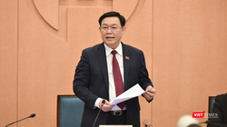 Ông Vương Đình Huệ - Bí thư Thành uỷ Hà Nội (Ảnh: UBND TP HN) 