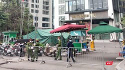 Bên ngoài chung cư Garden Hill (Ảnh - Minh Thuý) 