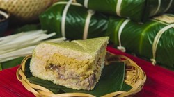 Bánh chưng cổ truyền ngày Tết (Ảnh minh hoạ) 