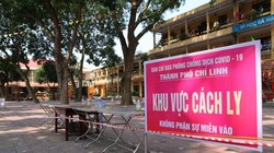 Khu vực cách ly ở TP. Chí Linh, tỉnh Hải Dương (Ảnh - BYT) 