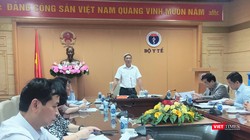 Hội nghị trực tuyến với 63 tỉnh, thành ra mắt Ban chỉ đạo An toàn tiêm chủng vaccine phòng COVID-19, tập huấn hướng dẫn xử trí sự cố bất lợi sau tiêm vaccine phòng COVID-19 (Ảnh - Minh Thuý)