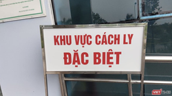 Khu vực cách ly tại Bệnh viện Bệnh Nhiệt đới Trung ương (Ảnh - Minh Thuý) 