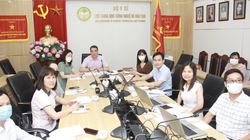 Cục Khoa học công nghệ và Đào tạo, Bộ Y tế thảo luận về vaccine phòng COVID-19 (Ảnh - Nhiên Nguyễn)