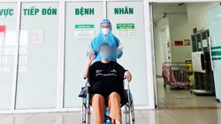 Sản phụ mắc COVID-19 khoẻ mạnh trong ngày ra viện (Ảnh - BVCC)