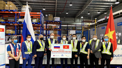 VABIOTECH tiếp nhận lô vaccine COVID-19 Sputnik V đầu tiên về đến Việt Nam (Ảnh - VABIOTECH) 