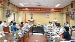 Bộ Y tế họp trực tuyến với 700 điểm cầu cập nhật hướng dẫn chẩn đoán, điều trị COVID-19 lần thứ 7 (Ảnh - BYT)