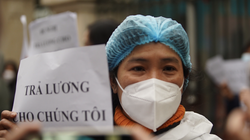 Bác sĩ yêu cầu Bệnh viện Tuệ Tĩnh trả lương (Ảnh - Minh Nhân)