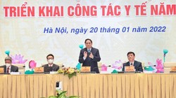 Thủ tướng Chính phủ Phạm Minh Chính tại hội nghị (Ảnh - VGP/Nhật Bắc) 