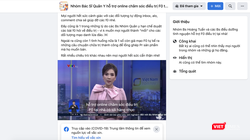 Bài viết cảnh báo về bác sĩ mạo danh trên nhóm bác sĩ Quân Y hỗ trợ online chăm sóc, điều trị F0 tại nhà của BS. Hoàng Thanh Tuấn (Ảnh - MT)